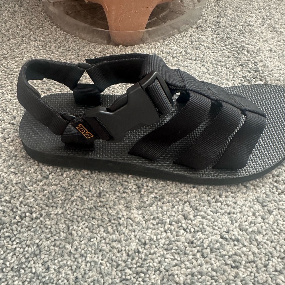 Teva Black Textured Sole Footwear. - Picture 2 of 4